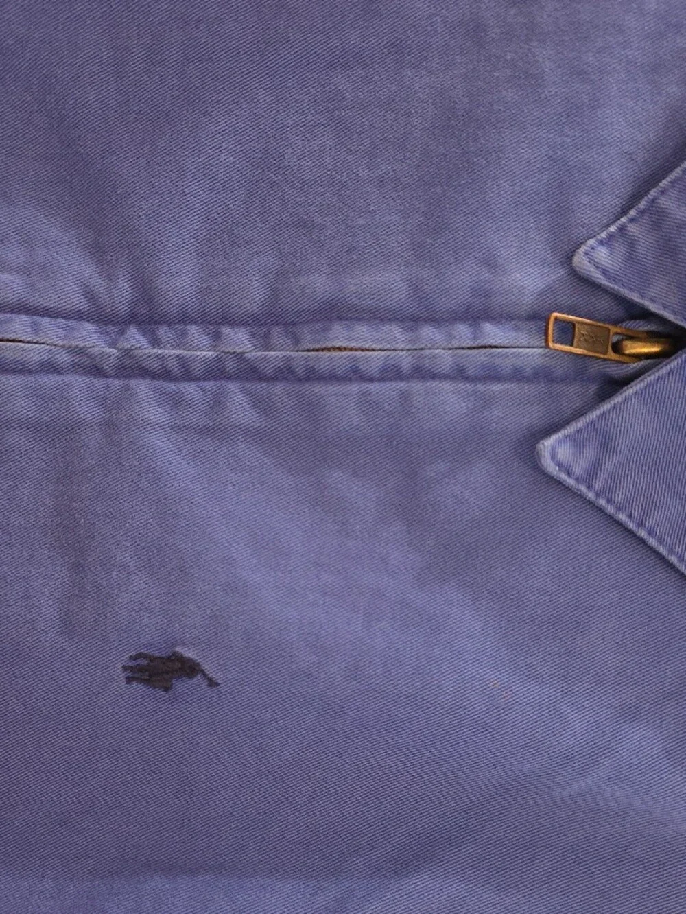 Ralph Lauren Kids Royal Blue Zip-Front Harrington Jacket